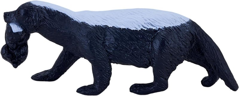 MOJO Honey Badger Female with cub Toy Figure - Image 2